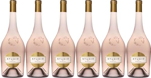 6x Studio by Rosé Méditerranée Magnum 2023 - Château Miraval Jolie-Pitt & Perrin, Méditerranée - Rosé von Château Miraval Jolie-Pitt & Perrin