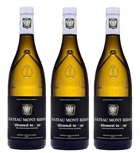 3x 0,75l - 2022er - Château Mont-Redon - Blanc - Châteauneuf-du-Pape A.O.P. - Frankreich - Weißwein trocken von Château Mont-Redon