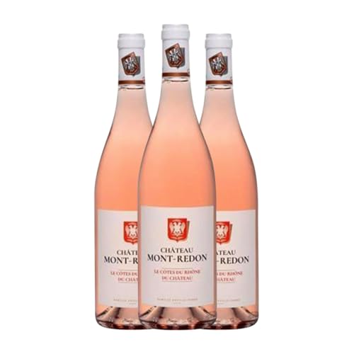 Château Mont-Redon Rosé Côtes du Rhône 75 cl Rosé-Wein (Karton mit 3 Flaschen von 75 cl) von Château Mont-Redon