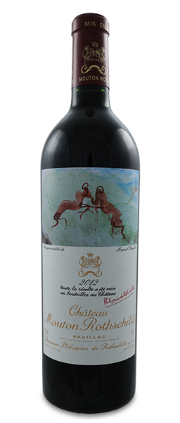 2012 Château Mouton Rothschild Etikett: Miguel Barceló von Château Mouton-Rothschild