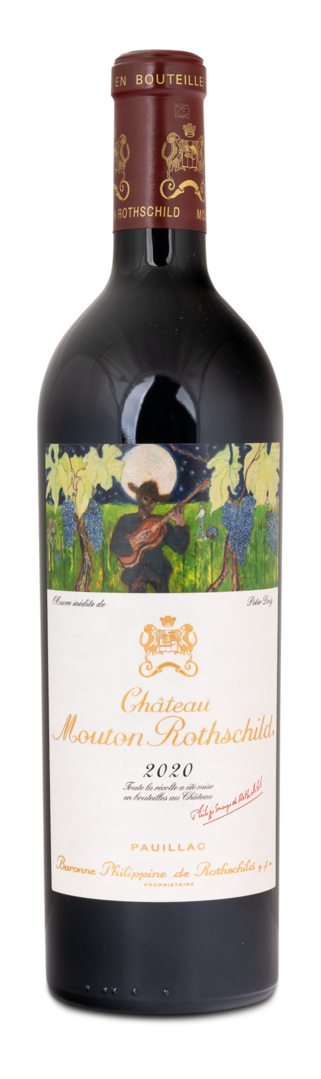 2020 Château Mouton Rothschild Etikett: Peter Doig von Château Mouton-Rothschild