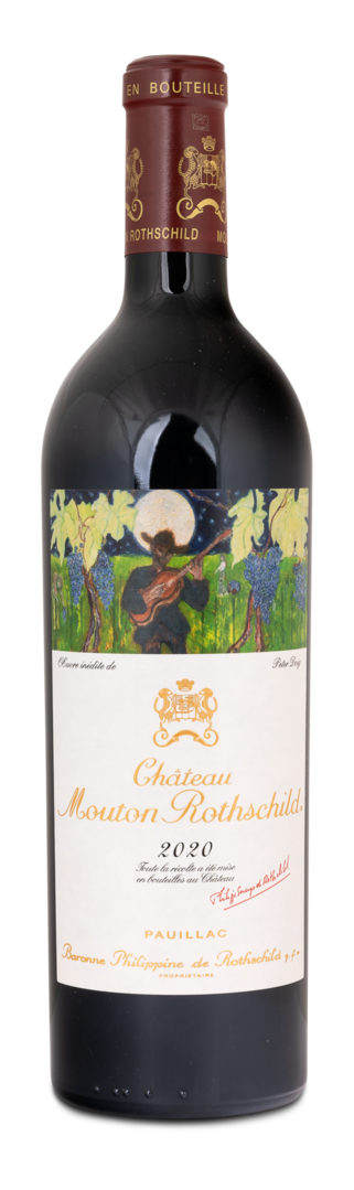 2020 Château Mouton Rothschild Etikett: Peter Doig von Château Mouton-Rothschild