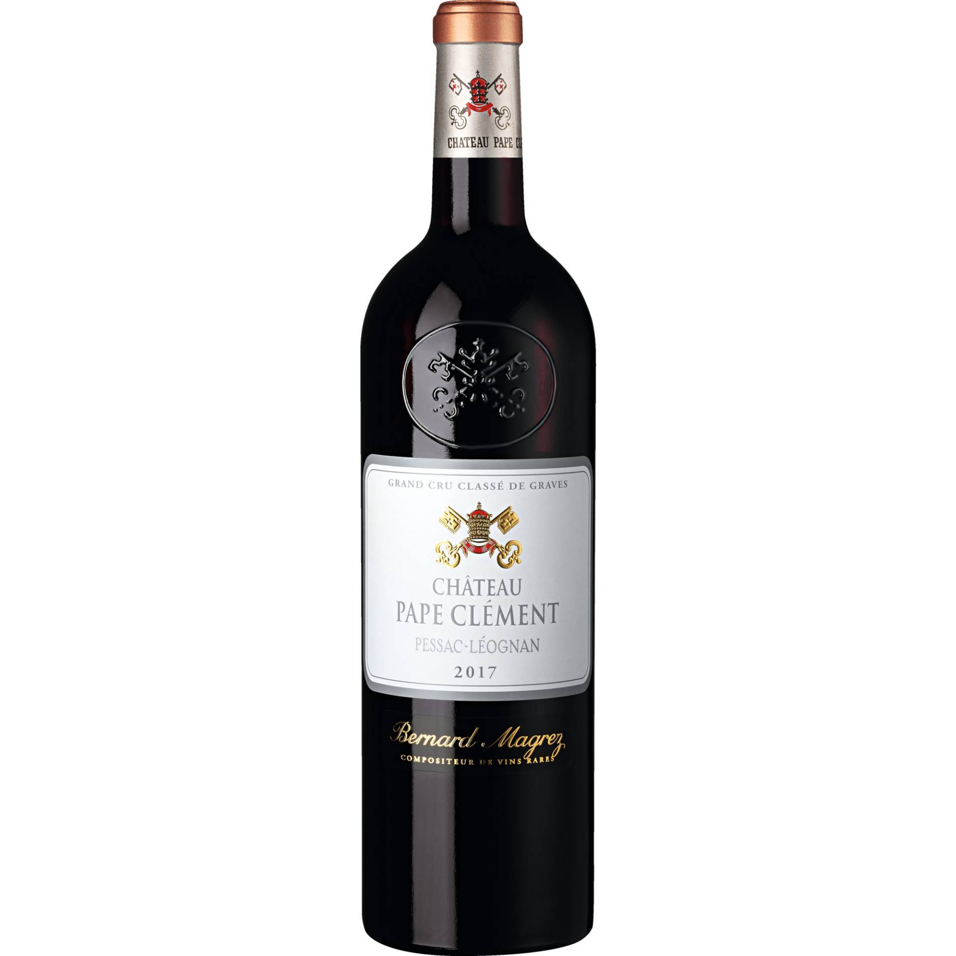 Château Pape-Clement rouge, Pessac-Léognan AOP, Cru Classé, Bordeaux, 2017, Rotwein von Château Pape-Clement SAS, 33600 Pessac, France