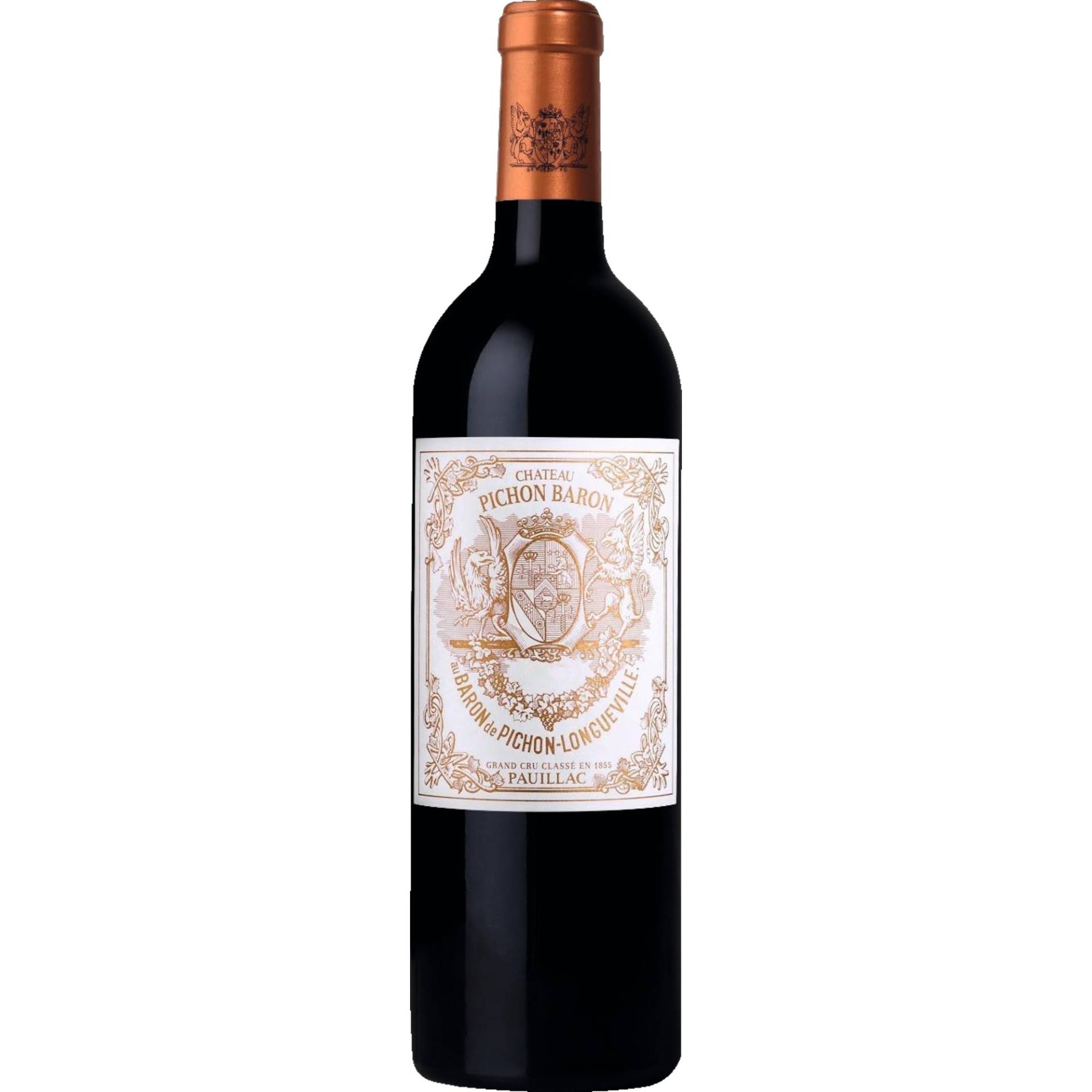 Château Pichon Longueville Baron, Pauillac AOP, 2ème Cru Classé, 6er OHK, Bordeaux, 2017, Rotwein von Château Pichon-Longueville-Baron, Pauillac, France