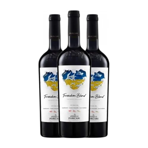 Château Purcari Vinohora Freedom Blend 75 cl Rotwein (Karton mit 3 Flaschen von 75 cl) von Château Purcari