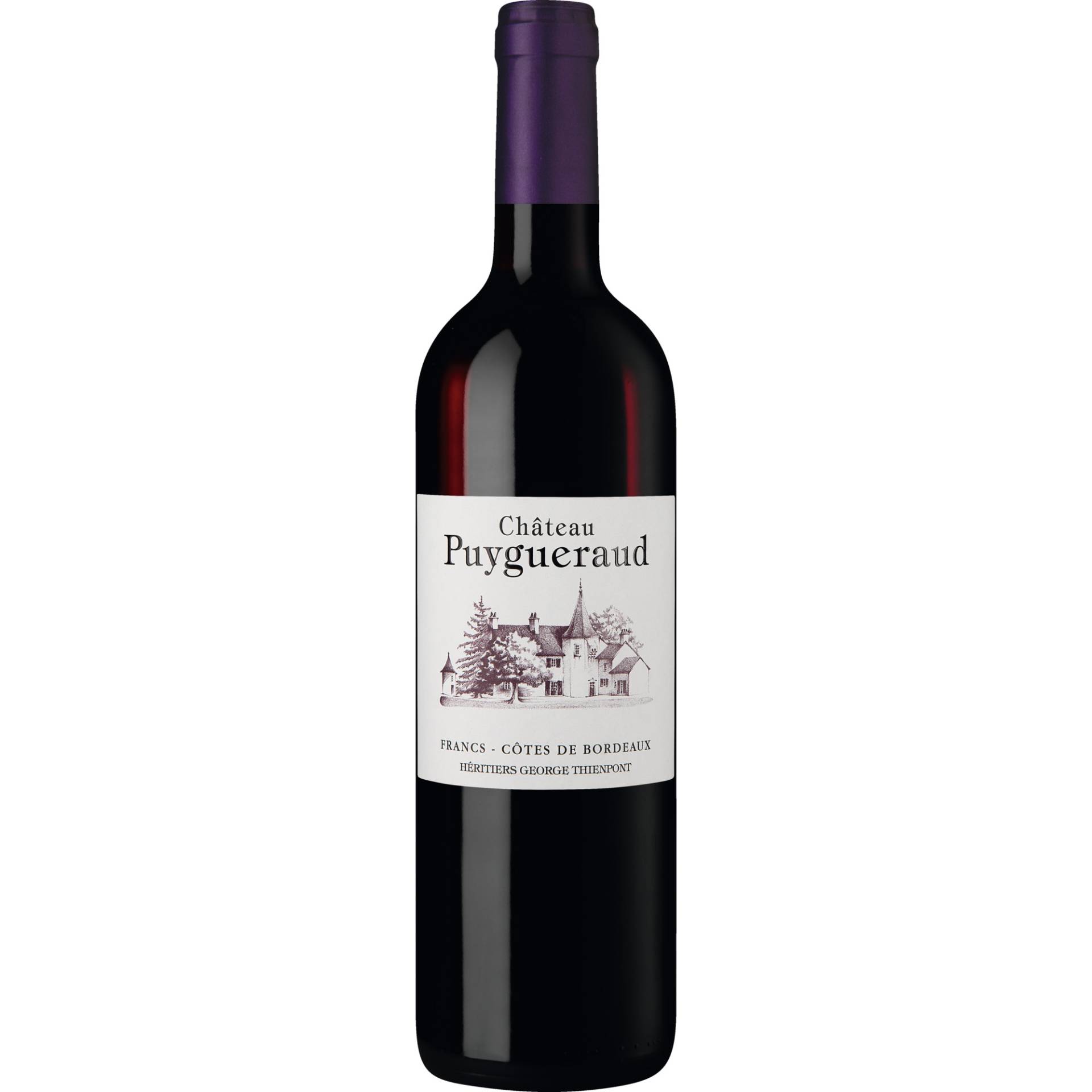 Château Puygueraud, Bordeaux Côtes de Francs AOP, Bordeaux, 2018, Rotwein von Château Puygueraud, 33880 Baurech - France