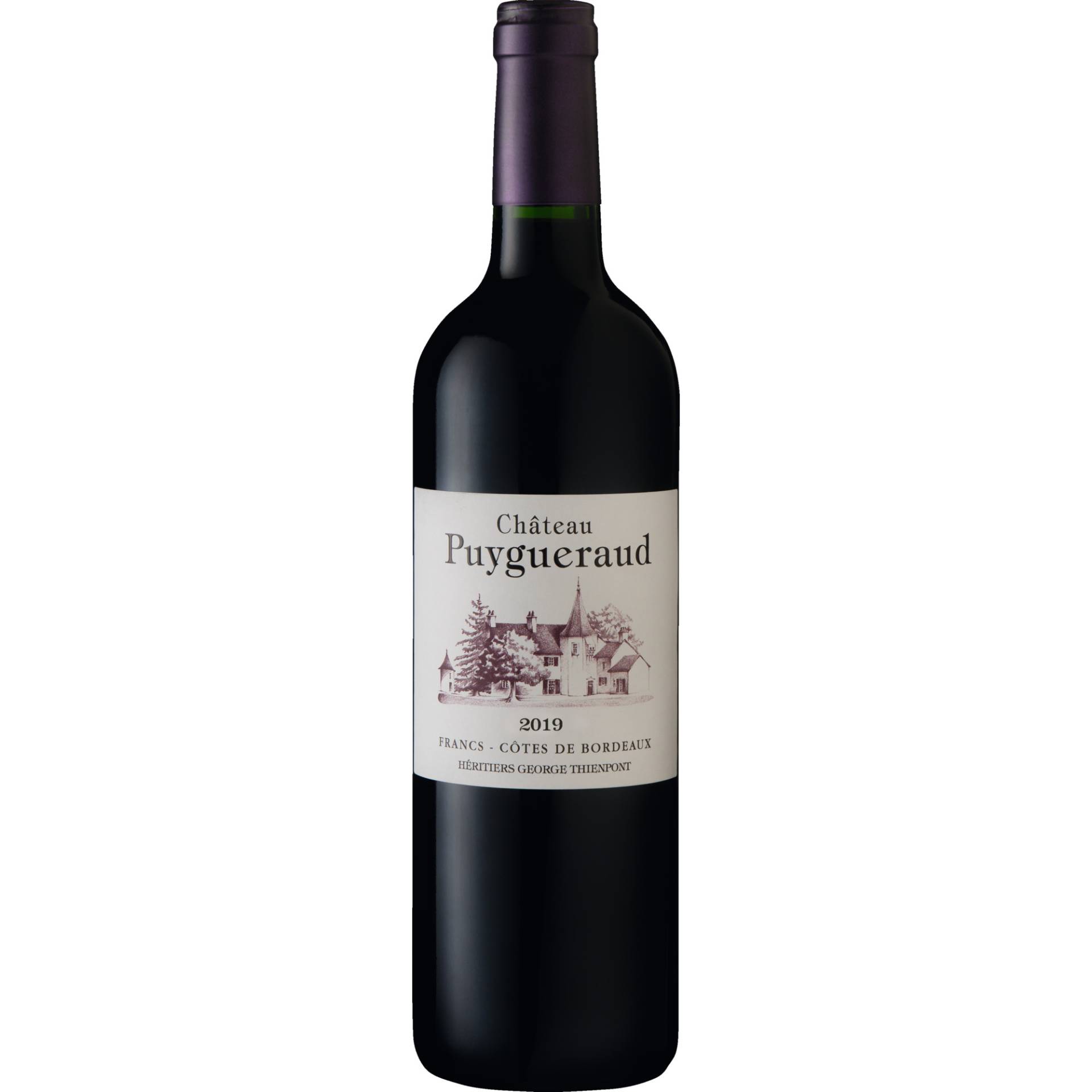 Château Puygueraud, Bordeaux Côtes de Francs AOP, Bordeaux, 2019, Rotwein von Château Puygueraud, 33880 Baurech - France