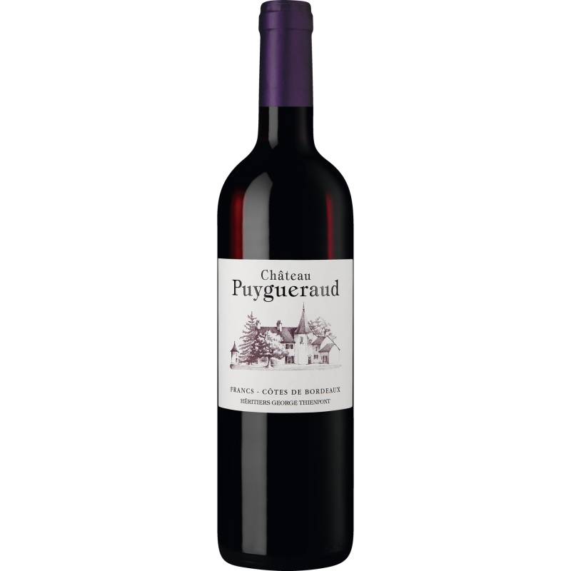 Château Puygueraud, Bordeaux Côtes de Francs AOP, Bordeaux, 2019, Rotwein von Château Puygueraud, 33880 Baurech - France