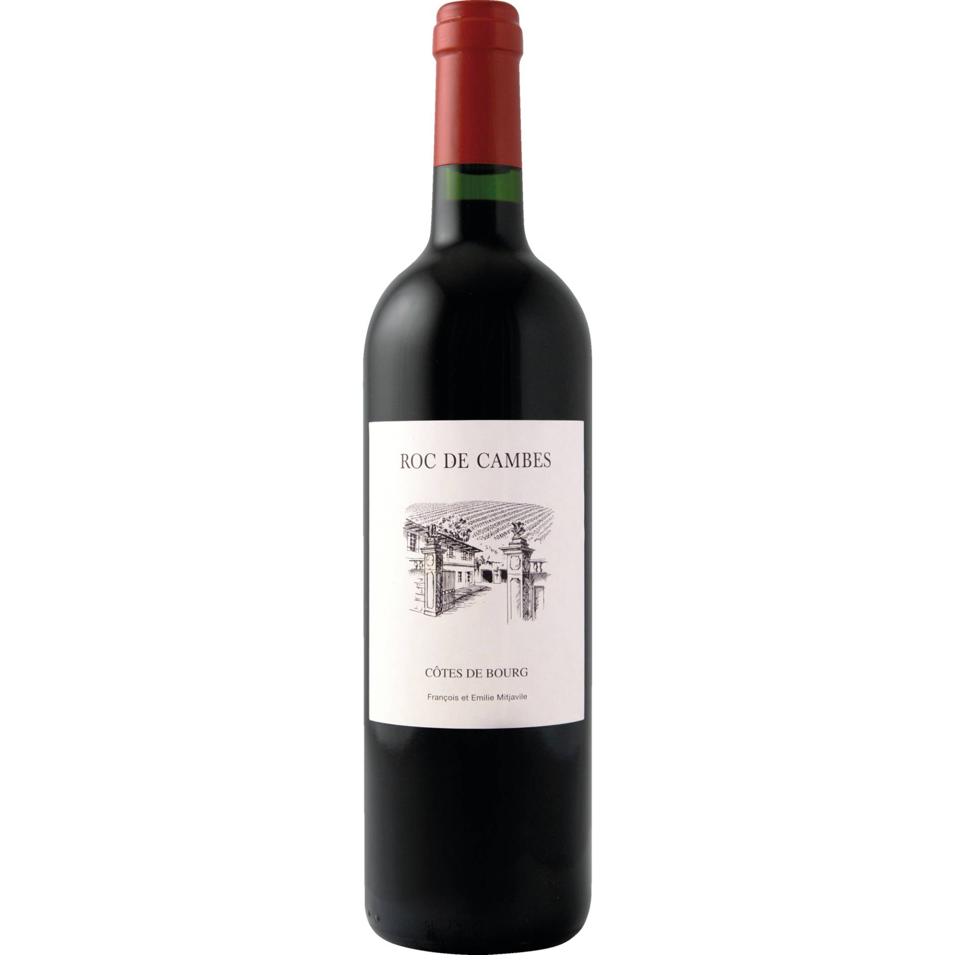 Roc des Cambes, Côtes de Bourg AOP, Bordeaux, 2020, Rotwein von Château Roc des Cambes, 33710 Bourg-sur-Gironde, France