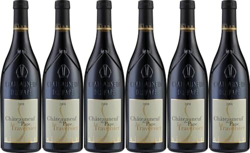 6x Château Simian Le Traversier Rouge 2021 - Château Simian, Vallée du Rhône - Rotwein von Château Simian