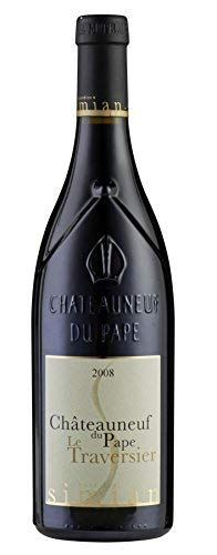 Le Traversier Chateauneuf du Pape Rouge AC 2021 Chateau Simian, trockener Rotwein von der Rhône von Chateau Simian