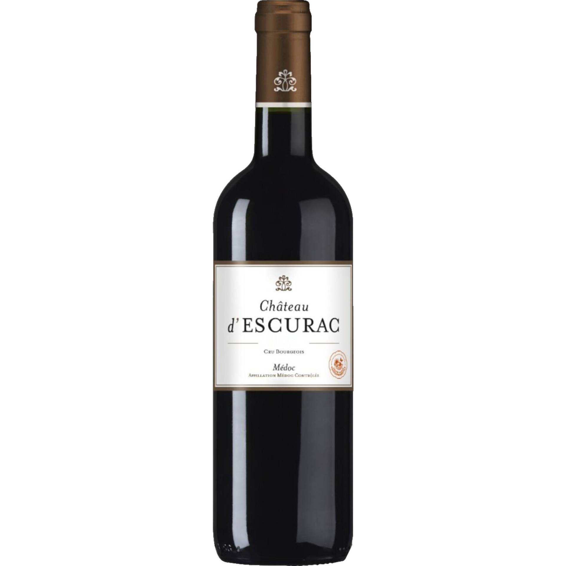 Château d'Escurac, Médoc AOP, Cru Bourgeois, Bordeaux, 2019, Rotwein von Château d‘Escurac, F-33340 Civrac-en-Médoc