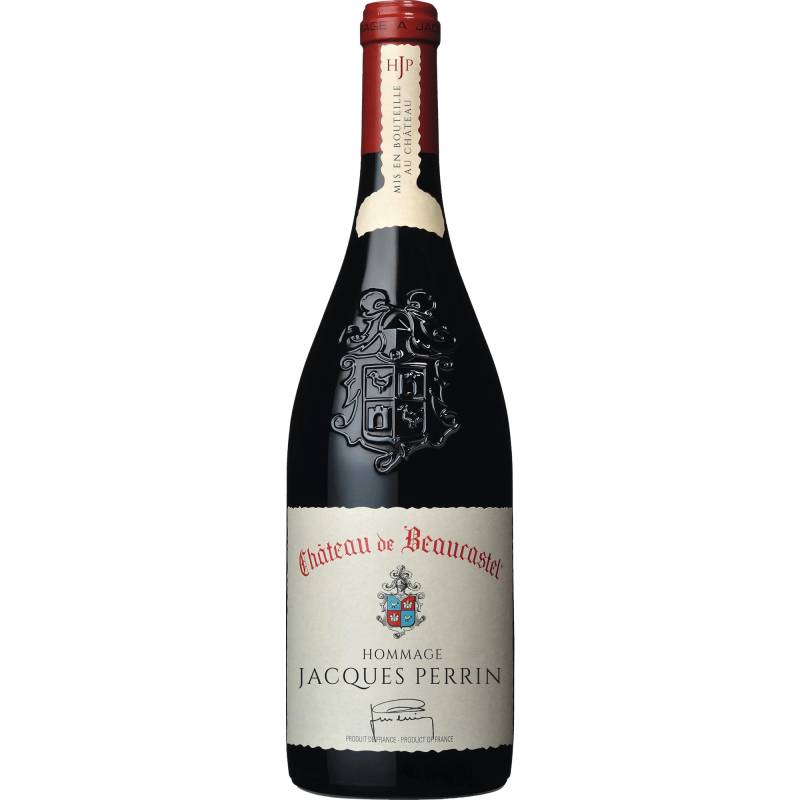 Hommage à Jacques Perrin, Châteauneuf-du-Pape AOP, Rhône, 2019, Rotwein von Château de Beaucastel, F-84350 Courthézon