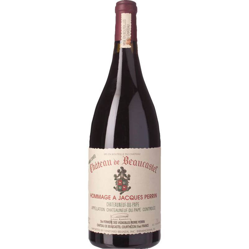 Hommage à Jaques Perrin, Châteauneuf-du-Pape AOP, Rhône, 2019, Rotwein von Château de Beaucastel, F-84350 Courthézon