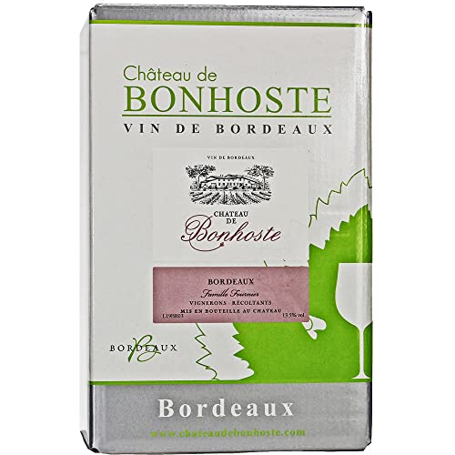 Château de Bonhoste AOC Bordeaux Rouge trockener Rotwein Bag in Box aus Frankreich (1 x 5l) von Château de Bonhoste