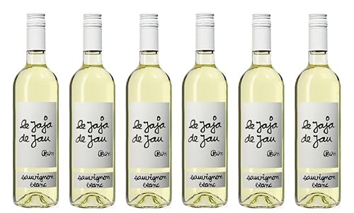 6x0,75l - 2023er - Château de Jau - Le Jaja de Jau - Sauvignon Blanc - Vin de France - Frankreich - Weißwein trocken von Château de Jau