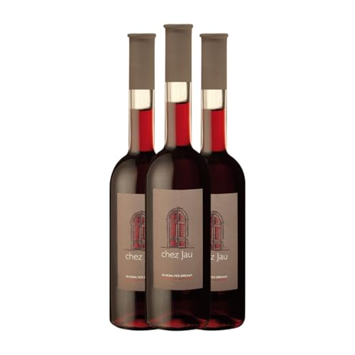 Château de Jau Chez Grenat Doux Naturel Grenache Rivesaltes Medium Flasche 50 cl Rotwein (Karton mit 3 Medium Flasche von 50 cl) von Château de Jau