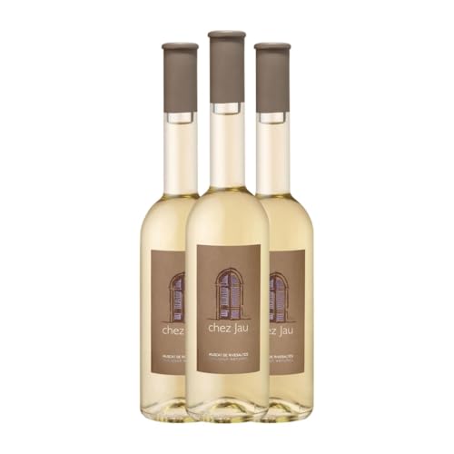 Château de Jau Naturel Muscat Bianco Muscat de Rivesaltes Medium Flasche 50 cl Weißwein (Karton mit 3 Medium Flasche von 50 cl) von Château de Jau