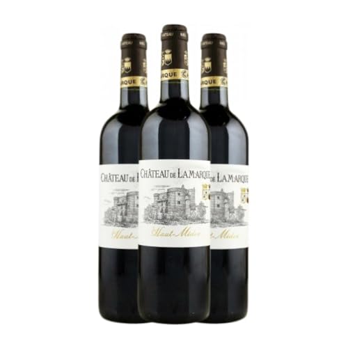 Château de Lamarque. M d'Evry Tinto Bordeaux Alterung 75 cl Rotwein (Karton mit 3 Flaschen von 75 cl) von Château de Lamarque