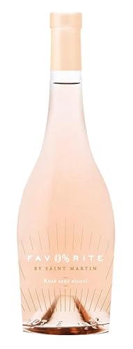 Fav0% rite – Alkoholfreie Schaumwein-Alternative Rosé aus der Provence, 0,75l, prickelnd und aromatisch von Château de Saint-Martin