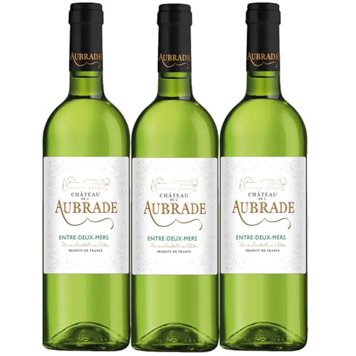 Kleines Weinpaket Bordeaux Wein Château de l’Aubrade AOC Bordeaux Entre Deux Mers Weißwein trocken (3x0,75l) von Château de l’Aubrade