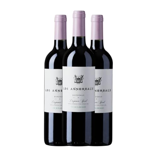 Château des Annereaux Bordeaux 75 cl Rotwein (Karton mit 3 Flaschen von 75 cl) von Château des Annereaux