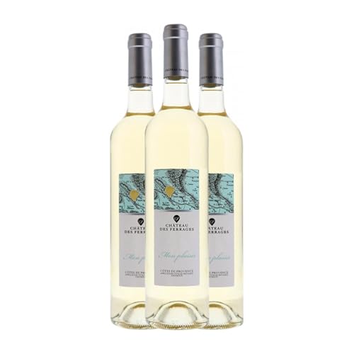 Château des Ferrages Mon Plaisir Sainte Victoire Blanco Côtes de Provence 75 cl Weißwein (Karton mit 3 Flaschen von 75 cl) von Château des Ferrages