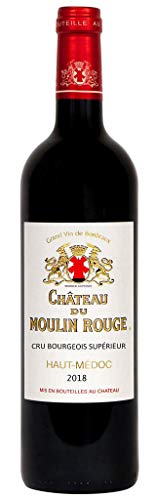 Château du Moulin Rouge 2018 A.O.C. Bordeaux Haut-Médoc Cru Bourgeois Supérieur Rotwein trocken (0,75l) von Château du Moulin Rouge