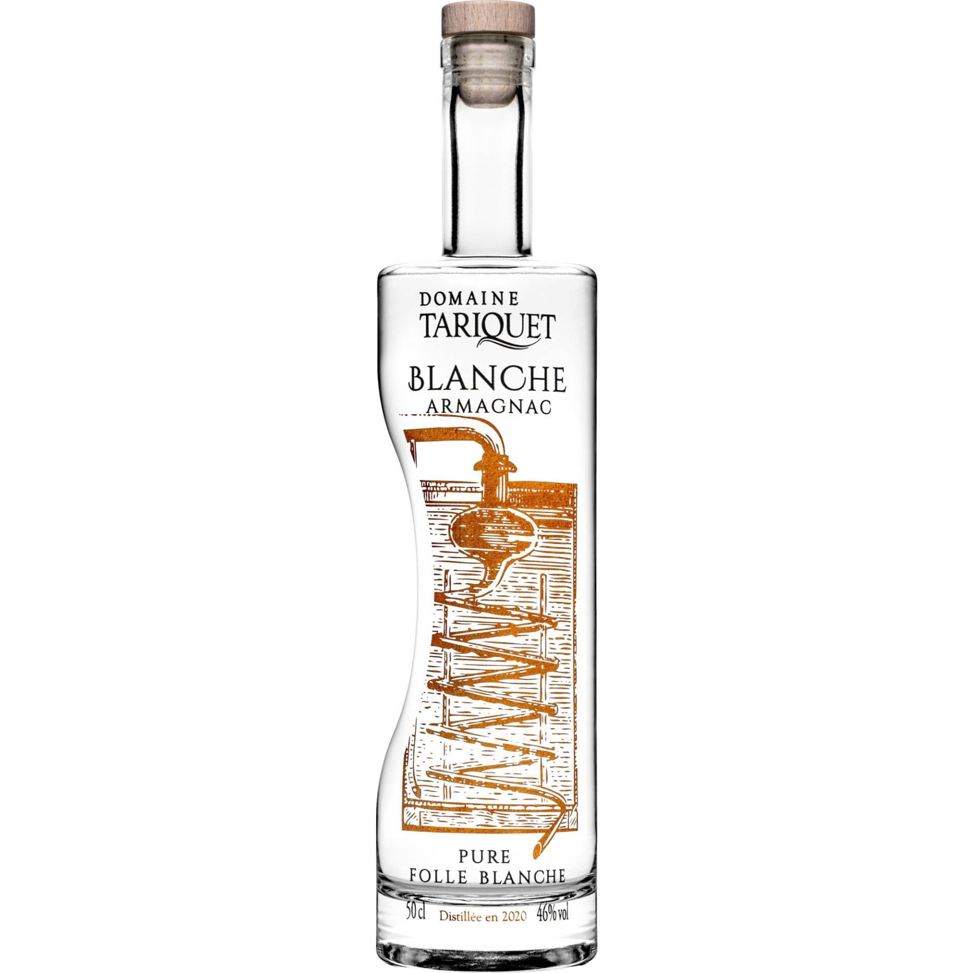 Domaine Tariquet Blanche Armagnac, Armagnac AC, 0,5 L, 46% Vol., Südwestfrankreich, Spirituosen von Château du Tariquet P. Grassa Fille & Fils, 32800 Eauze, Gers