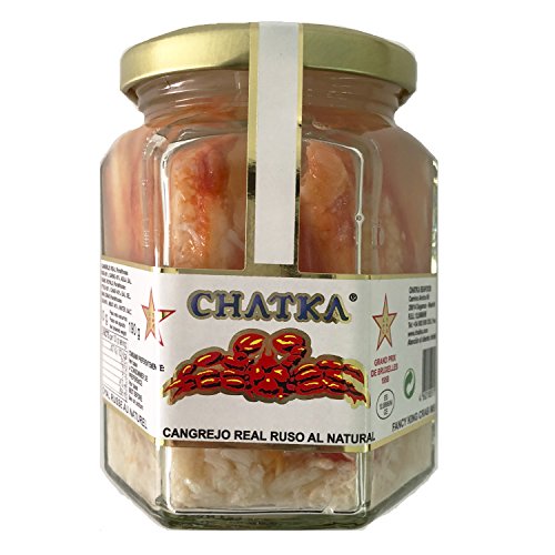 Chatka Königskrabbe 60% Beinfleisch Glas (310 Gramm) von Chatka