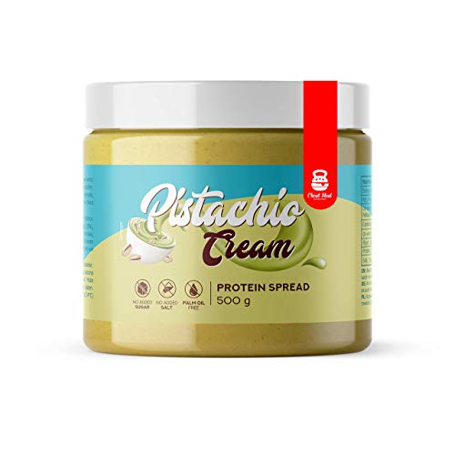 Cheat Meal Low Calorie Protein Creme No Added Sugar 500g, Pistazie, 22% Eiweißlinge, Gesunde Snacks, Palmölfrei Pistazien Proteincreme Mit Viel Eiweiß (Pistachio) von Cheat Meal TASTY FOOD