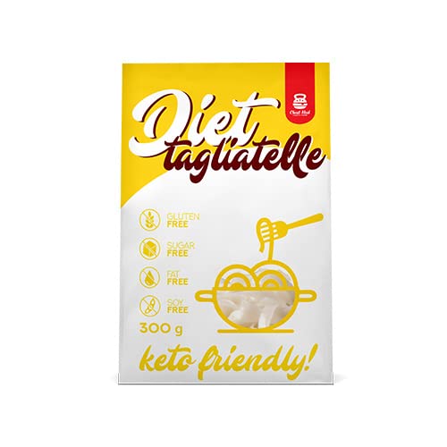 Cheat Meal Nutrition Diet-Food Diet Tagliatelle - 400g - Low Carb Glutenfreie Soja-Frei Konjac Noodles Diätnahrung Kalorienarme Vegetarische Lebensmittel Konjac-Mehl von Cheat Meal TASTY FOOD