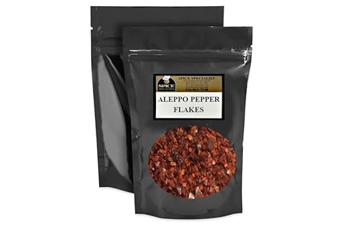 Aleppo / Marash Pepper 0,5 kg Kunststoffbehälter – Halaby Pfeffer / Pul Biber / Haleb Biber – ganz natürlich und ideal für türkische, nahöstliche und mediterrane Küche von Chef Cherie