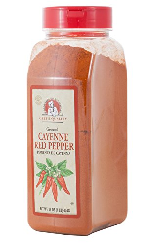 Chef's Quality Gemahlenes Cayenne-Pfeffer-Pulver, 473 ml von Chef's Quality