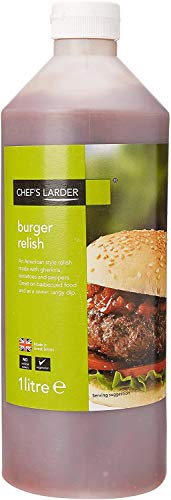 Koch Larder Burger Relish 1 Liter von Chefs Larder