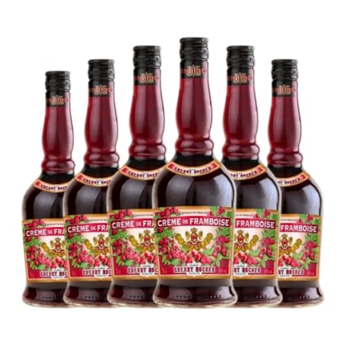 Cremelikör Cherry Rocher Creme de Framboise 70 cl (Karton mit 6 Flaschen von 70 cl) von Cherry Rocher