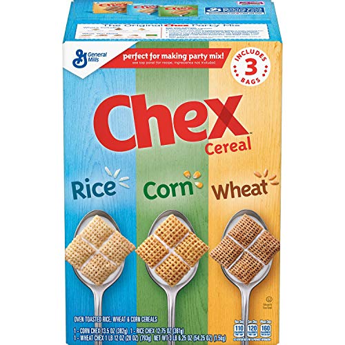 General Mills Reis Weizen und Mais Chex Mix Dreierpack Müsli 1,5 kg von Chex Mix