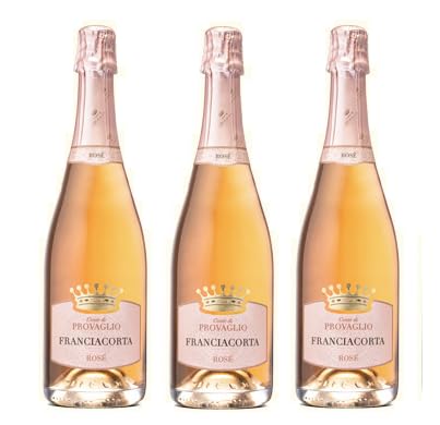 3x 0,75l - Chiara Ziliani - Conte di Provaglio - Rosé Brut - Franciacorta D.O.C.G. - Lombardei - Italien - Rosé-Schaumwein brut von Chiara Ziliani