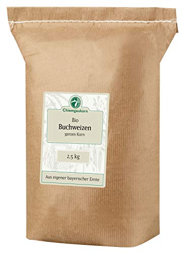 Chiemgaukorn Bio Buchweizen Ganzes Korn 2,5 kg von Chiemgaukorn