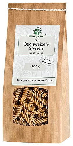 Chiemgaukorn Bio Buchweizen-Spirelli, 250 g, Nudeln von Chiemgaukorn