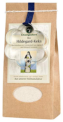 Chiemgaukorn Bio Chiemgauer Hildegard-Keks, Backmischung mit Keks-Ausstecher 270 g von Chiemgaukorn