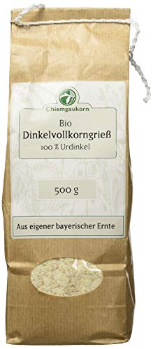 Chiemgaukorn Bio Dinkelgrieß Vollkorn 500 g, Urdinkel von Chiemgaukorn