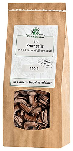 Chiemgaukorn Bio Emmerlis, 250 g, Nudeln aus Emmer von Chiemgaukorn