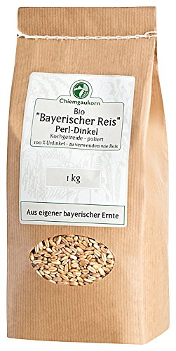 Chiemgaukorn Bio Perl-Dinkel/Bayerischer Reis 1 kg, Urdinkel von Chiemgaukorn