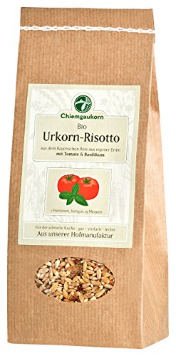 Chiemgaukorn Bio Urkorn-Risotto, Tomate Basilikum 200 g von Chiemgaukorn