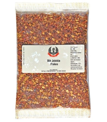 Bih Jolokia Flakes - 50g von Chili Food