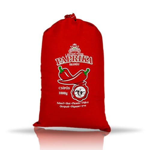 Ungarische Paprika Herkunft: Kalocsa, Ungarn (Scharf, 1000g) von CHILI-TRADE Kft.