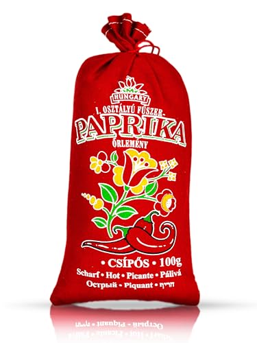 Ungarische Paprika Herkunft: Kalocsa, Ungarn (Scharf, 100g) von CHILI-TRADE Kft.