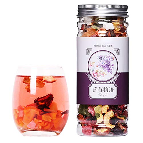 Chinesischer Kräutertee Blumen-Früchtetee Rosentee Eingemachte goldene Seidenchrysantheme abgefülltes neues duftendes Tee-Gesundheitspflege-Blumen-Tee-gesundes grünes Lebensmittel (200g Blueberry) von ChinaShoppingMall