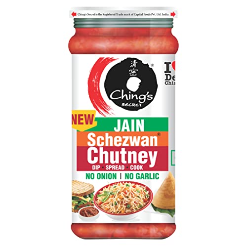 Chings Secret Jain Schezwan Chutney 250g - Würzig & Vegetarisch von Ching's Secret